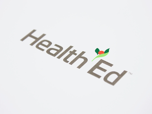 Adobe Portfolio HealthEd Health healthcare Education Corporate Identity identity Michael Molloy logo