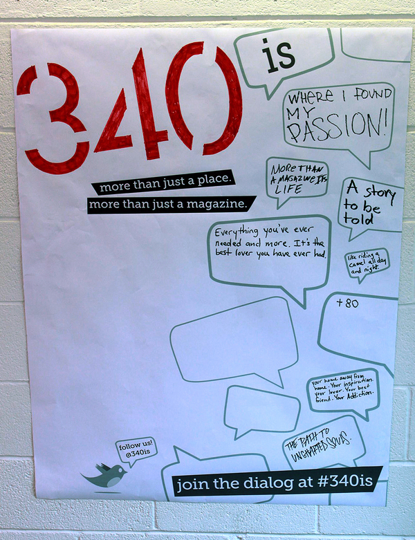 340 high street student Art Magazine campaign posters