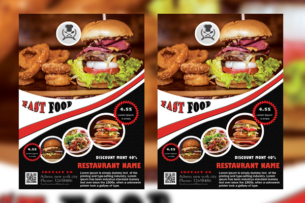 Fast Food Flyer design