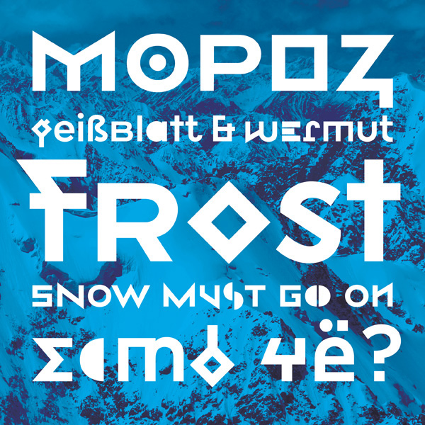 omtype Cyrillic font geometric futuristic bauhaus avant-garde snow Siberia Typeface alternate experimental Modernizm