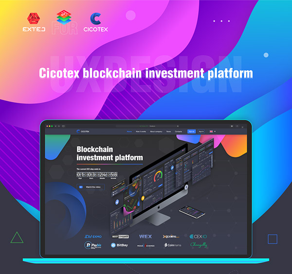 Blockchain investment platform for Cicotex ICO project