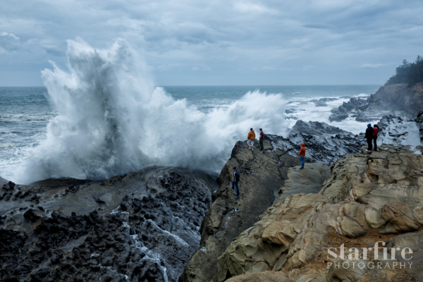 starfire photography pacific ocean Storm Surge storm ocean waves blue gray