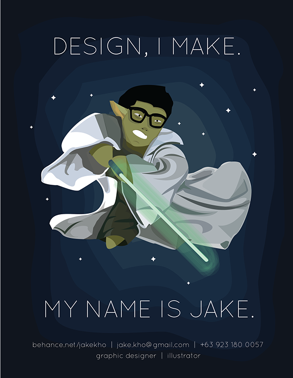 Jake x Yoda Poster Project