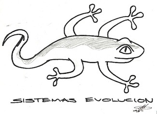 geeko salamander lizard evolution systems sistemas evolucion