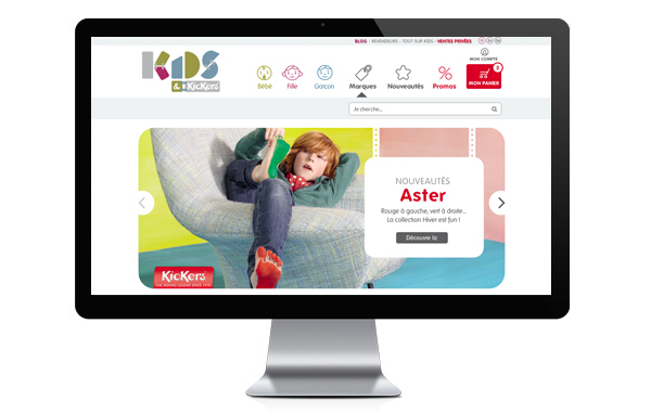 direction artistique Web digital enfants Mode Ecommerce