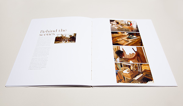 stamp emboss Stationery wood museum brochures Logotype identity Business Cards engraving logo graphic design coptic binding