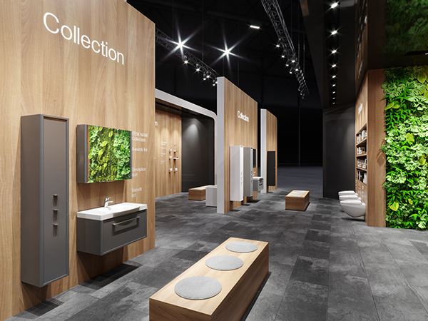 Exhibition booth: sanitary