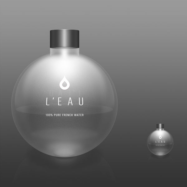 water bottle Render photoshop Liquid perceived value gradient box sphere cylinder tube glass plastic