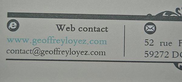 Resume CV loyez geoffrey job Promotion Work  book print