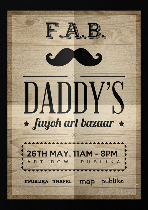 MAPKL publika F.A.B. FUYOH ART BAZAAR poster design graphic arts and crafts arts craft