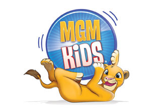 MGM sticker lion kids logo