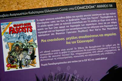 comics comicbook Comic Book Graphic Novel Giant-Size Fascists Greece Parody
