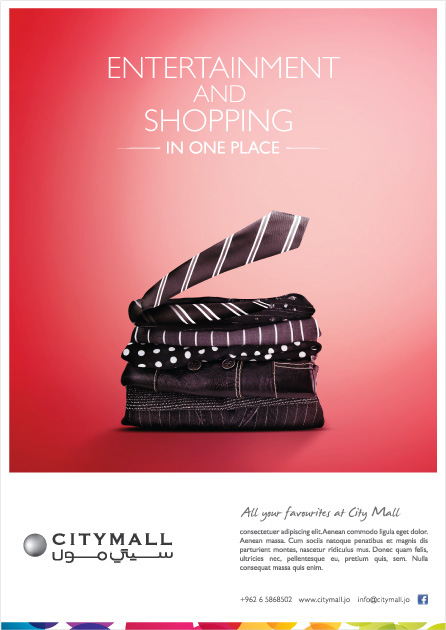 creative amman jordan Fahed Abu Rabee Art Director City Mall Creative Director mall ads Fahid Ibrahim