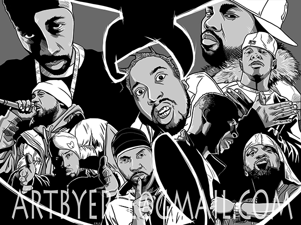 Wu-Tang Clan rap hip-hop art poster print