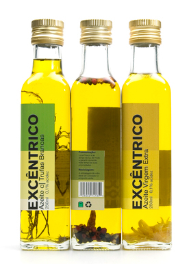 packaging design for oil bottle.
