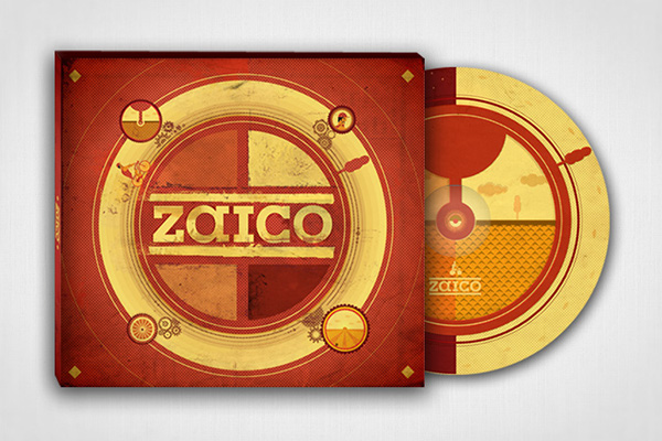zaico cd  dicos  ahijuna estudio diseño grafico ilustracion vector