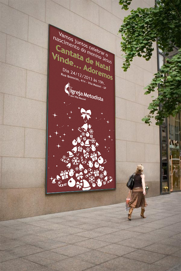 Igreja Metodista banner Projeto de Natal