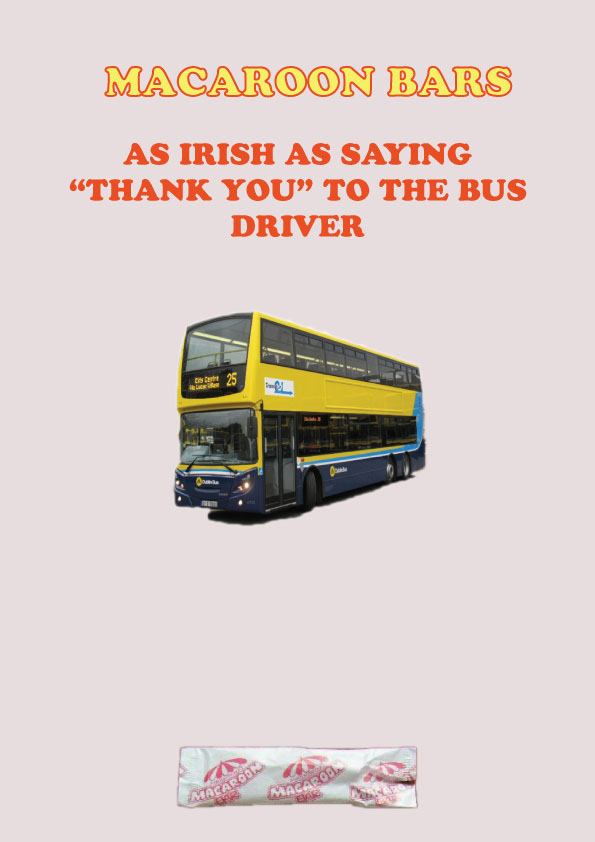 macaroon ad campaign as irish as