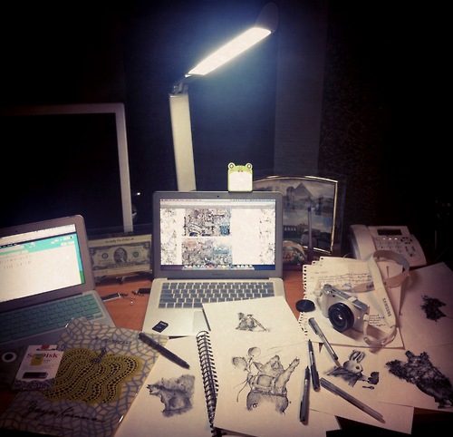 stationary gifts Freelance Hobby studio WorkInProgress deskspace