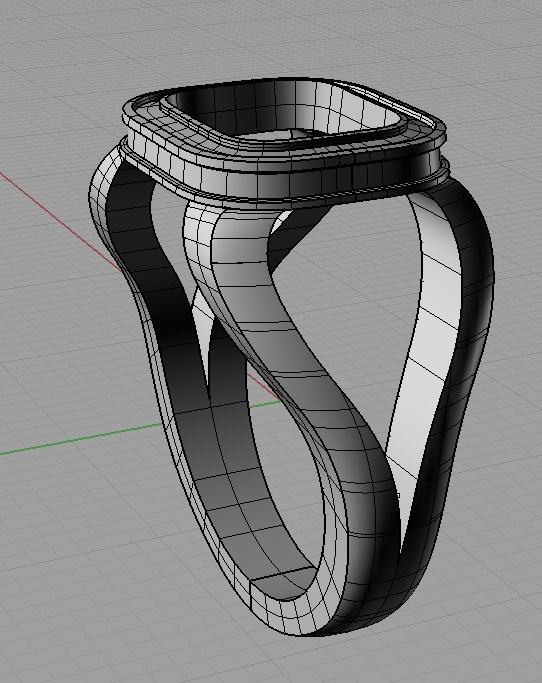 jewelry ring model modelling 3D