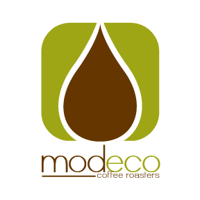 Coffee roasters modeco print banner design clings sticker