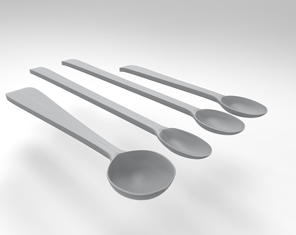 medical medical design cutlery spoons Glossectomy iRSM 3d printing
