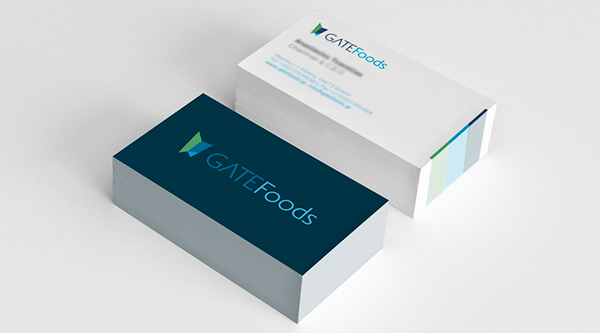 GATEFOODS  corporate identity stationary business card print