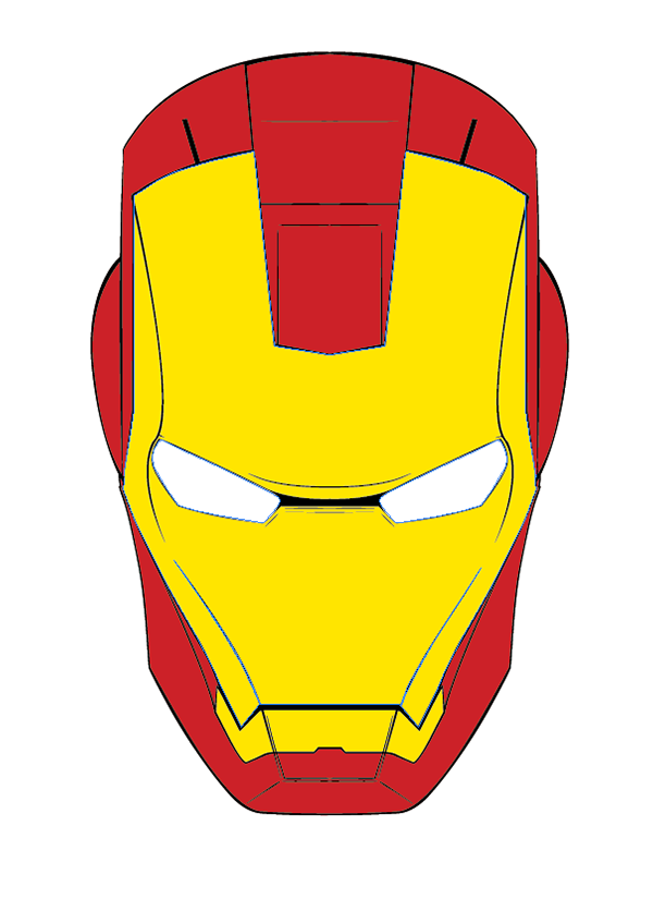 Iron Man melty mask