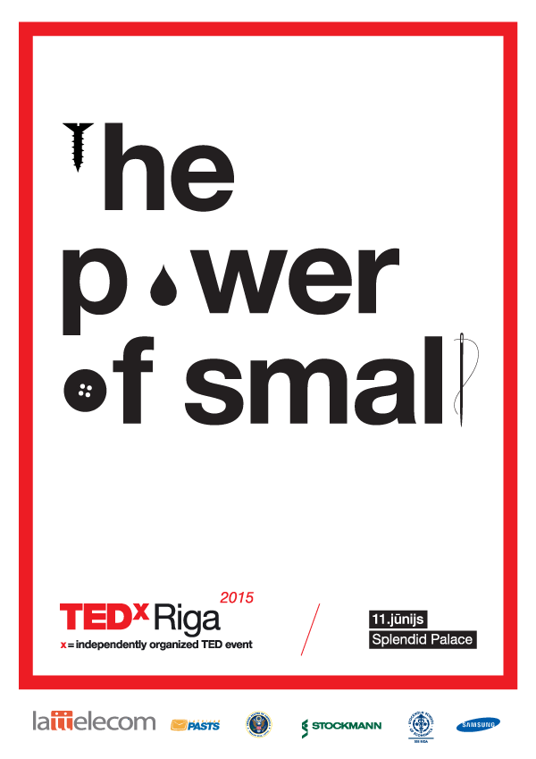 TED TEDx poster