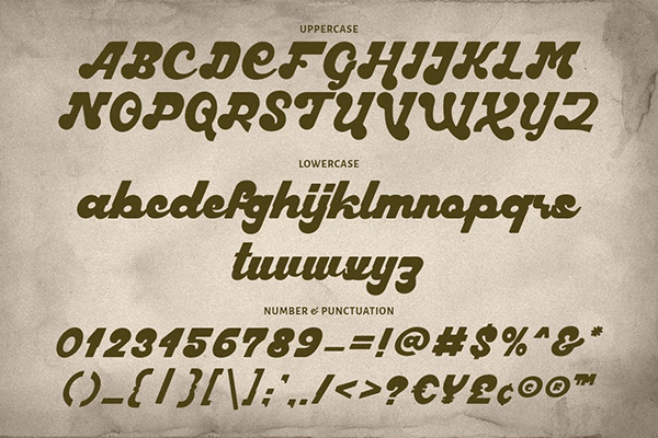 Harllem Display Vintage Font