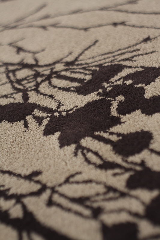 carpet handmade handtufted 3D wool viscose