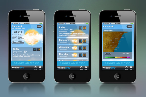 weather mobile online Web apps ios ios7 icons information apple iphone forecast temperature world