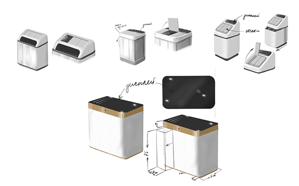 Rubbin - smart bin concept design