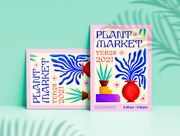 Plant Market Poster