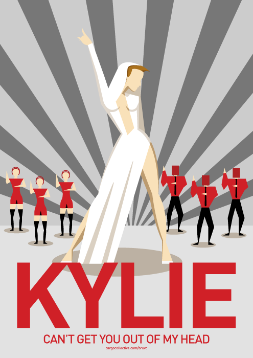 art Kylie Minogue posters kylie muisc videos pop art deco flat