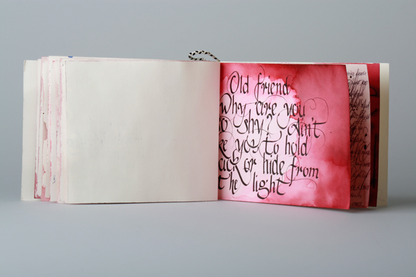 calligraphic  Rengarenk  love  red  book