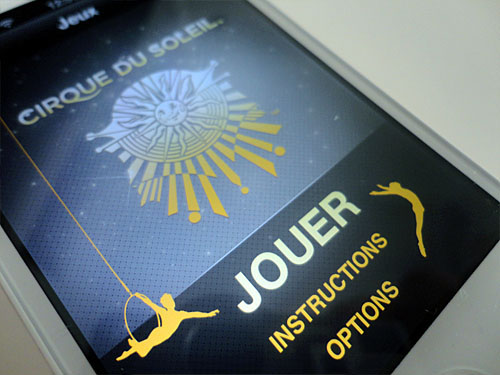 Mobile app application app apple store cirque du soleil phone  cellular Show Booking  redesign rewrite sidlee
