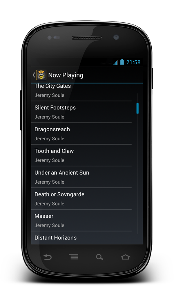 MusicBee remote android UI application mobile