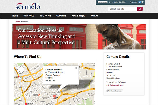 sermelo Blog public relations pr London agency Website