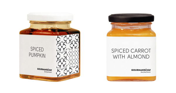 Food   gourmandisse fine food pattern  Packaging exclusive gourmet senses  gourmand premium  brand