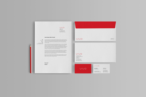 branding  business card envelope stationary Stationery identity folder letterhead mock-up Mockup mock up photorealistic 3D photo