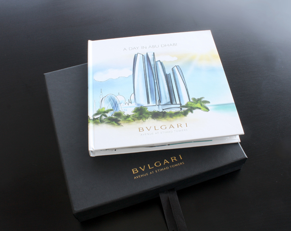 Bulgari bvlgari Abu Dhabi jewelry book gift box Vip Invitation couture pop up