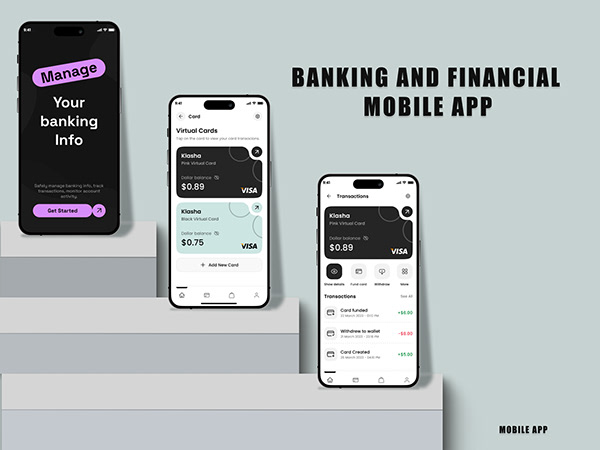 Banking and Financial mobile app