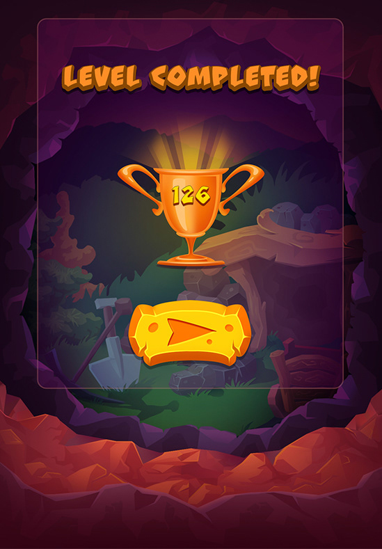 game mobilegame UI gamedev menu buttons bubblehooter goldrush