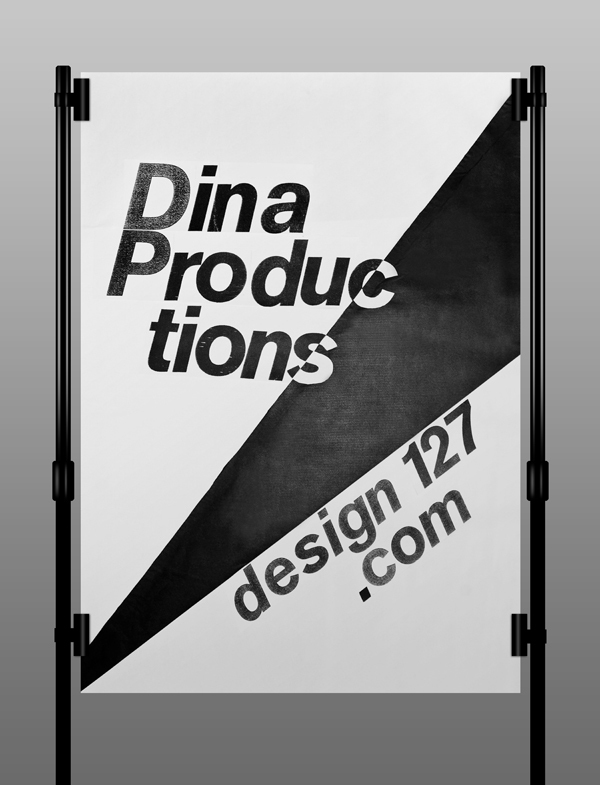 Dina Productions editorial fotocopy black White