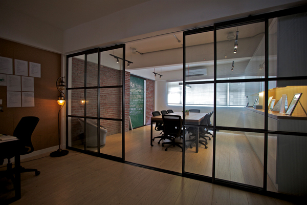 Interior Hong Kong central creative Space   office identity industrial