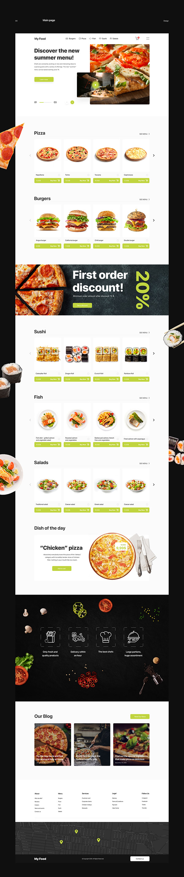 MyFood - food website