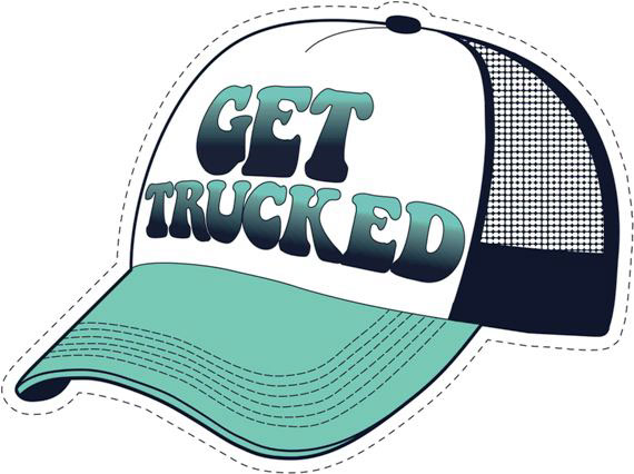 Just Another Agency Get Trucked 696 Camp Quality Customised Trucker Caps Exhibition 