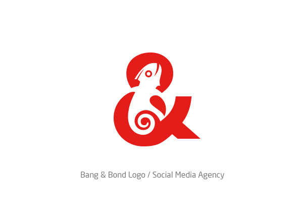 Bang & Bond logo Social media agency social logo social media