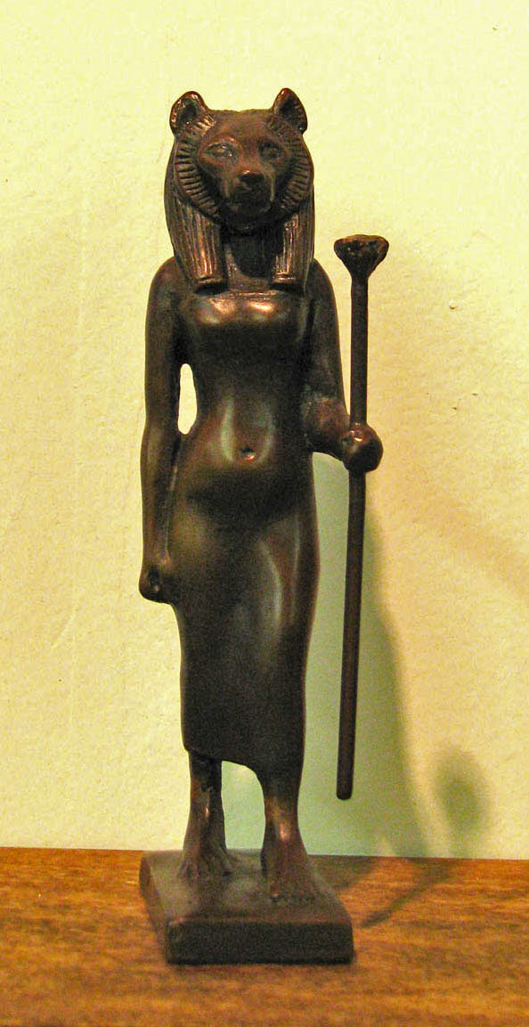Egyptian statues  Bastet Wadjet Wenut bronze figurines egyptian gods Horus Lena Toritch museum replicas. ancient egypt Museum Quality kemetic orthodox egyptian art heryshef   khonsy